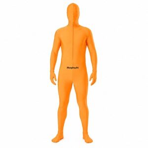 Morphsuits Original Orange Full Body Zentai Suit Adult XL Halloween Costume